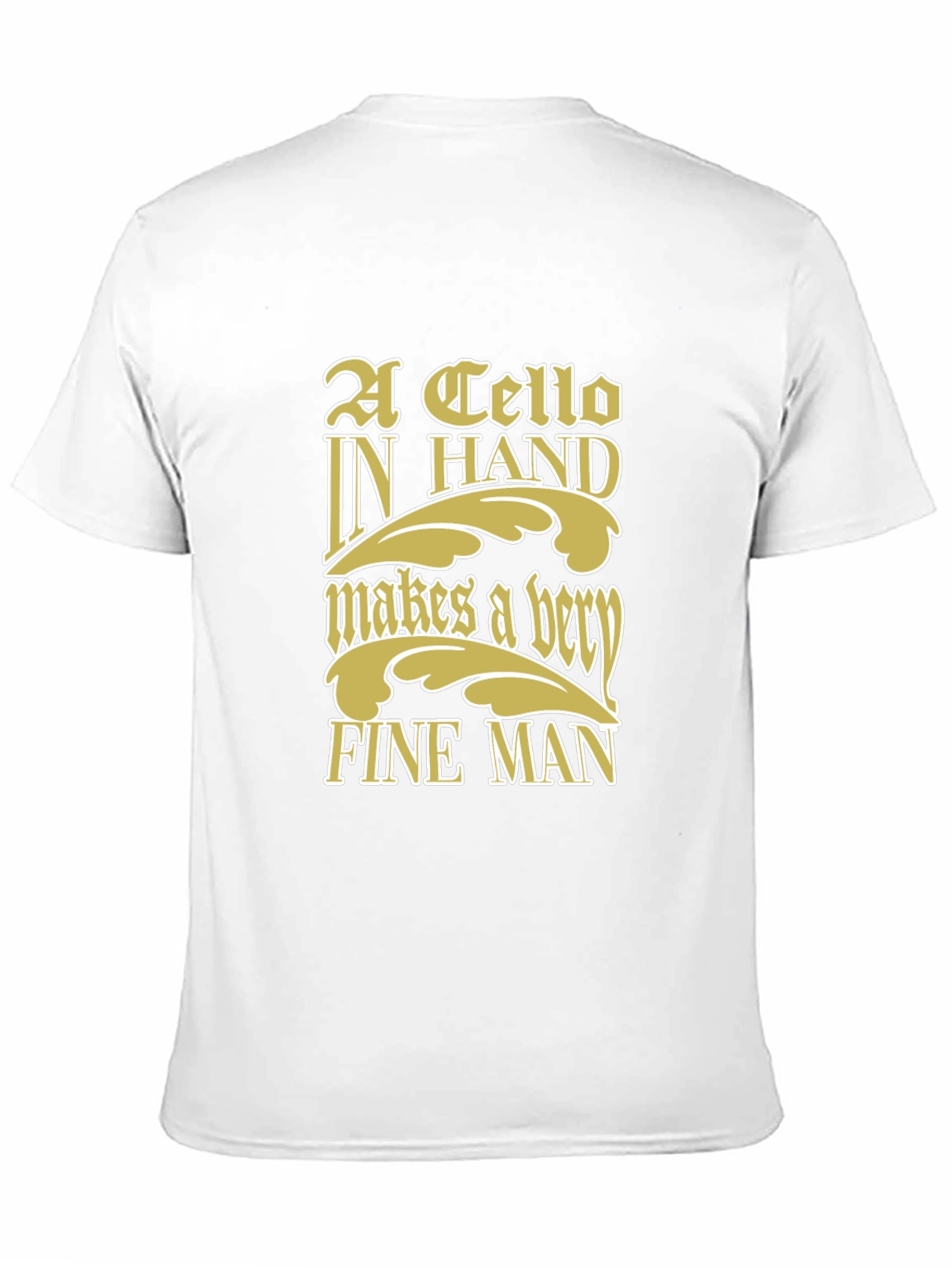 Cello In Hand Graphic T-Shirt