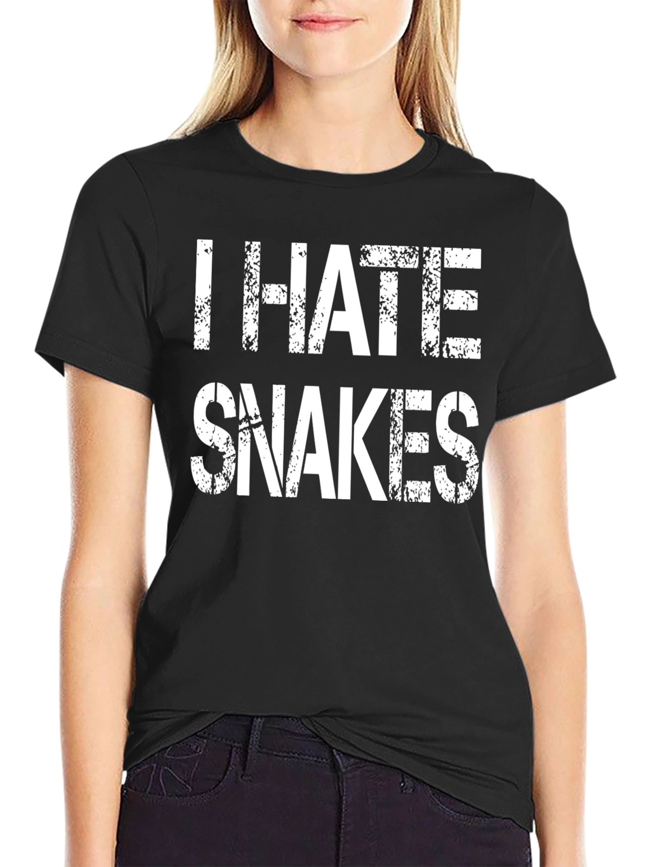 I Hate Snakes Graphic T-Shirt