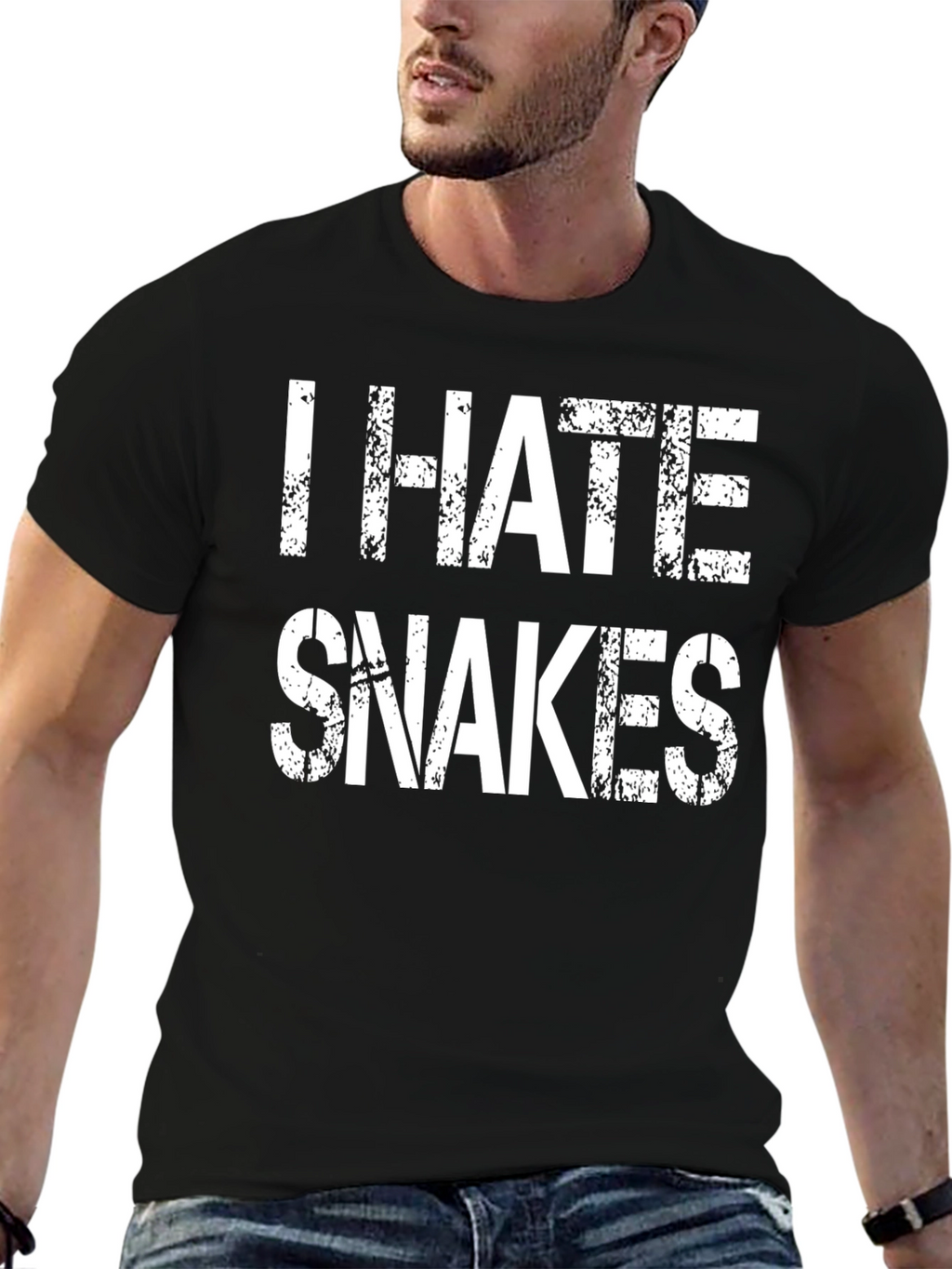 I Hate Snakes Graphic T-Shirt
