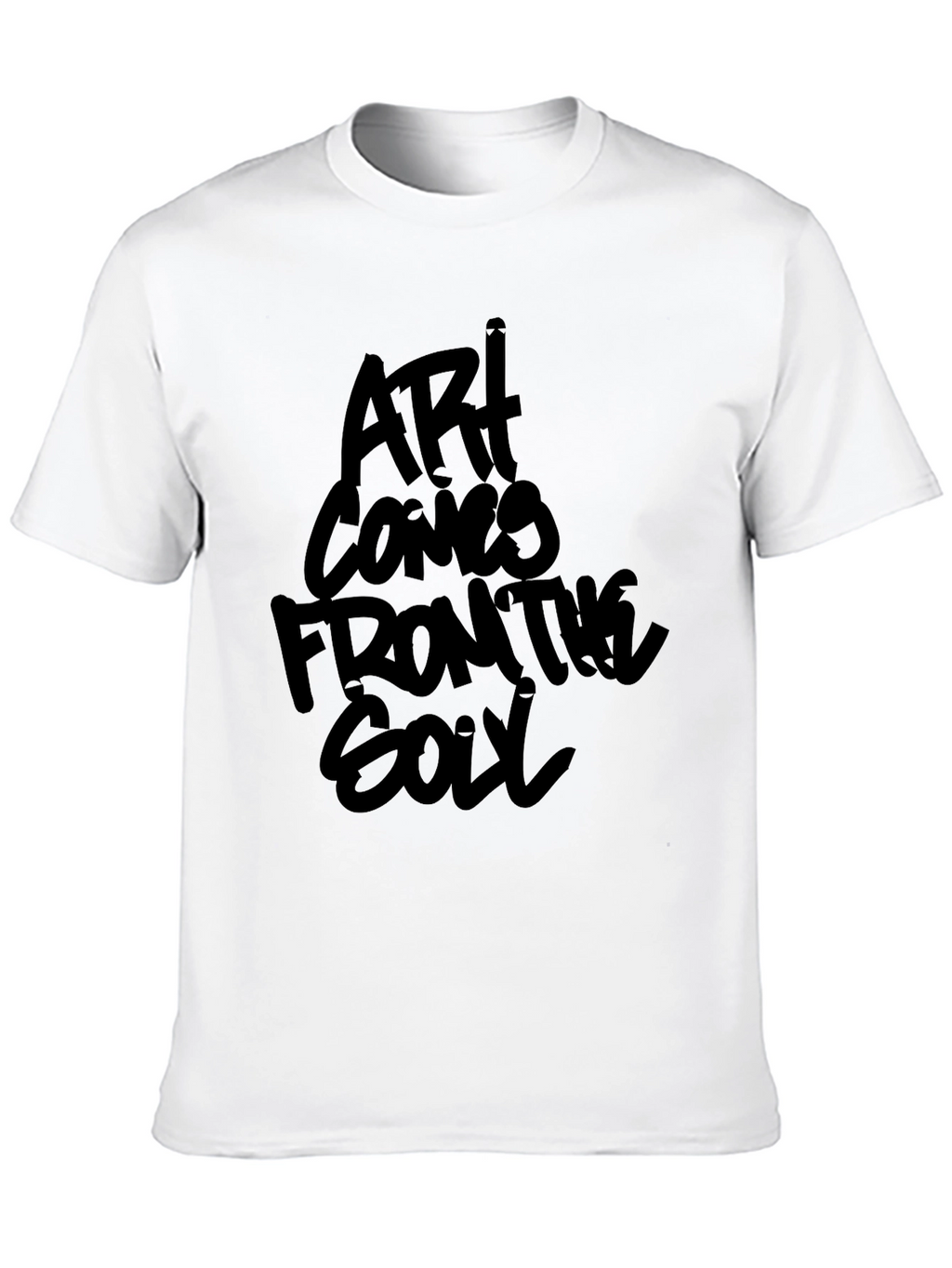Art Comes From The Soul Black Graphic Tee