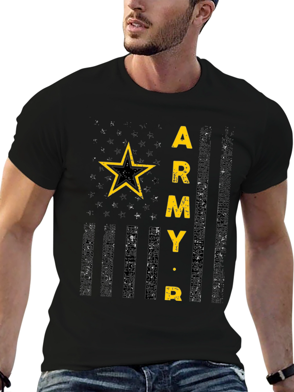 Army Flag Graphic T-Shirt