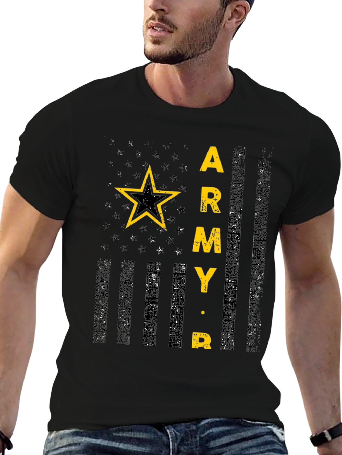 Army Flag Graphic T-Shirt