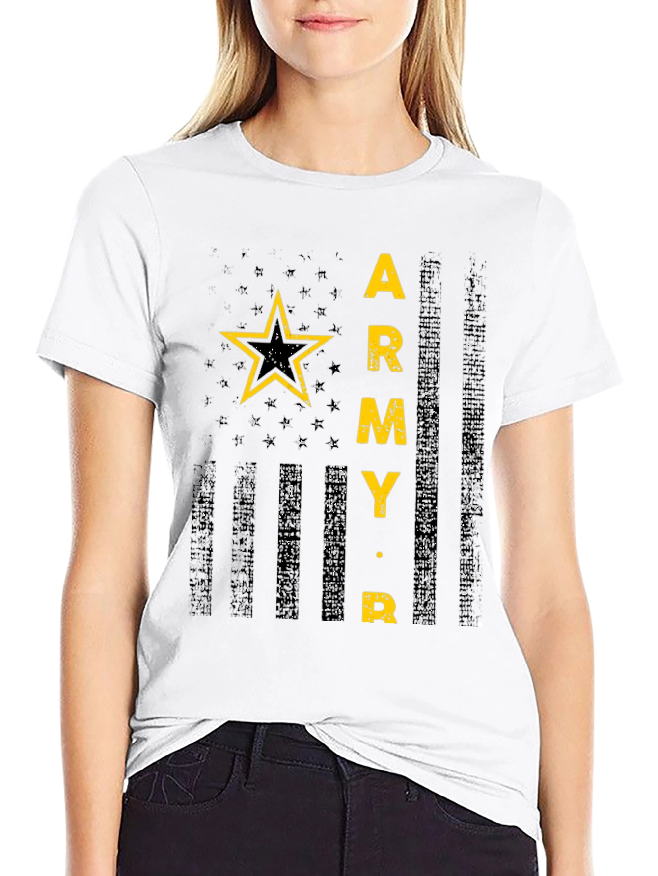 Army Flag Graphic T-Shirt