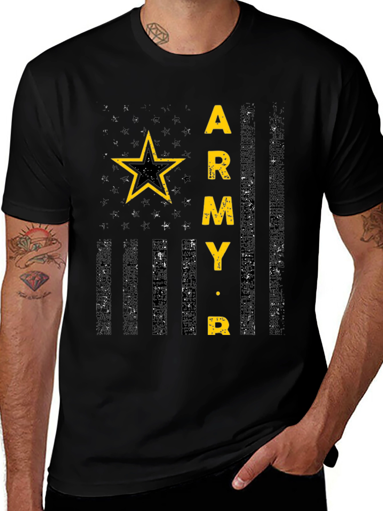 Army Flag Graphic T-Shirt