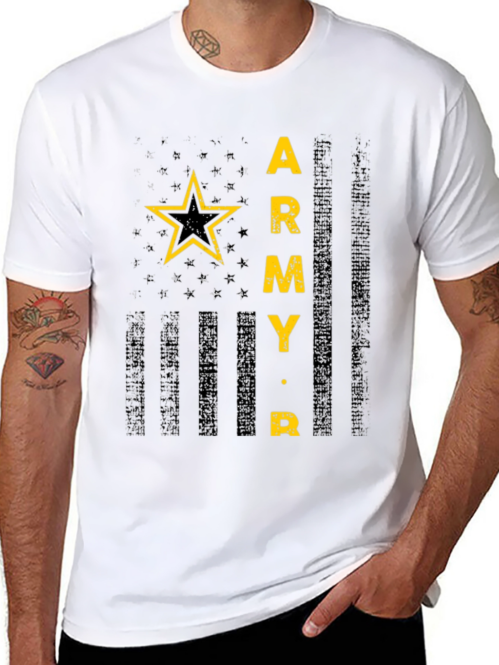 Army Flag Graphic T-Shirt