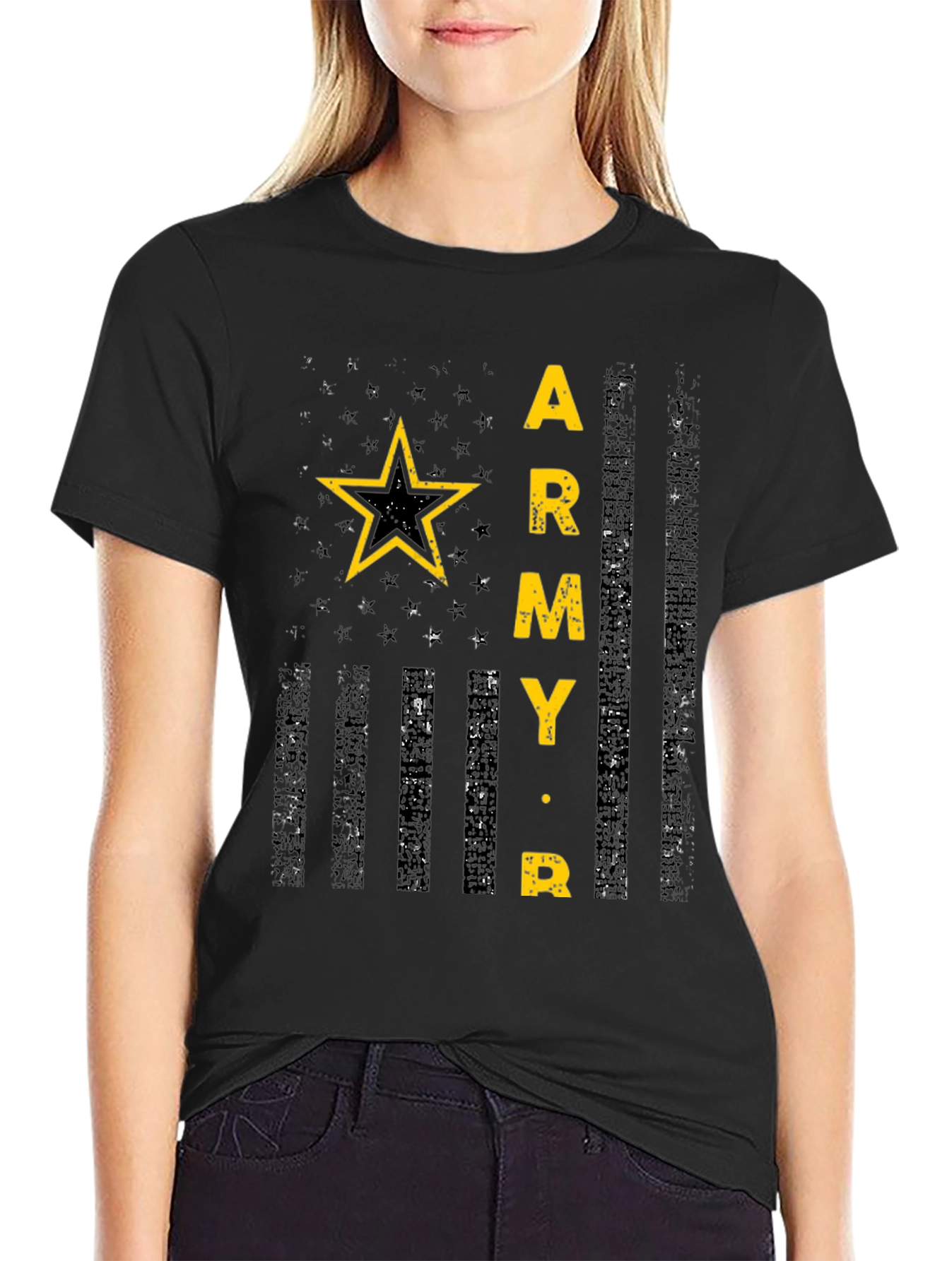Army Flag Graphic T-Shirt