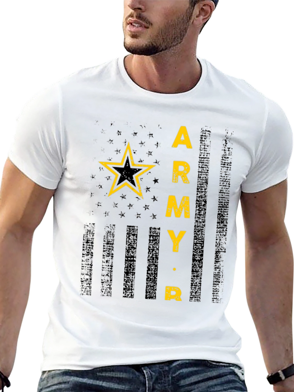 Army Flag Graphic T-Shirt