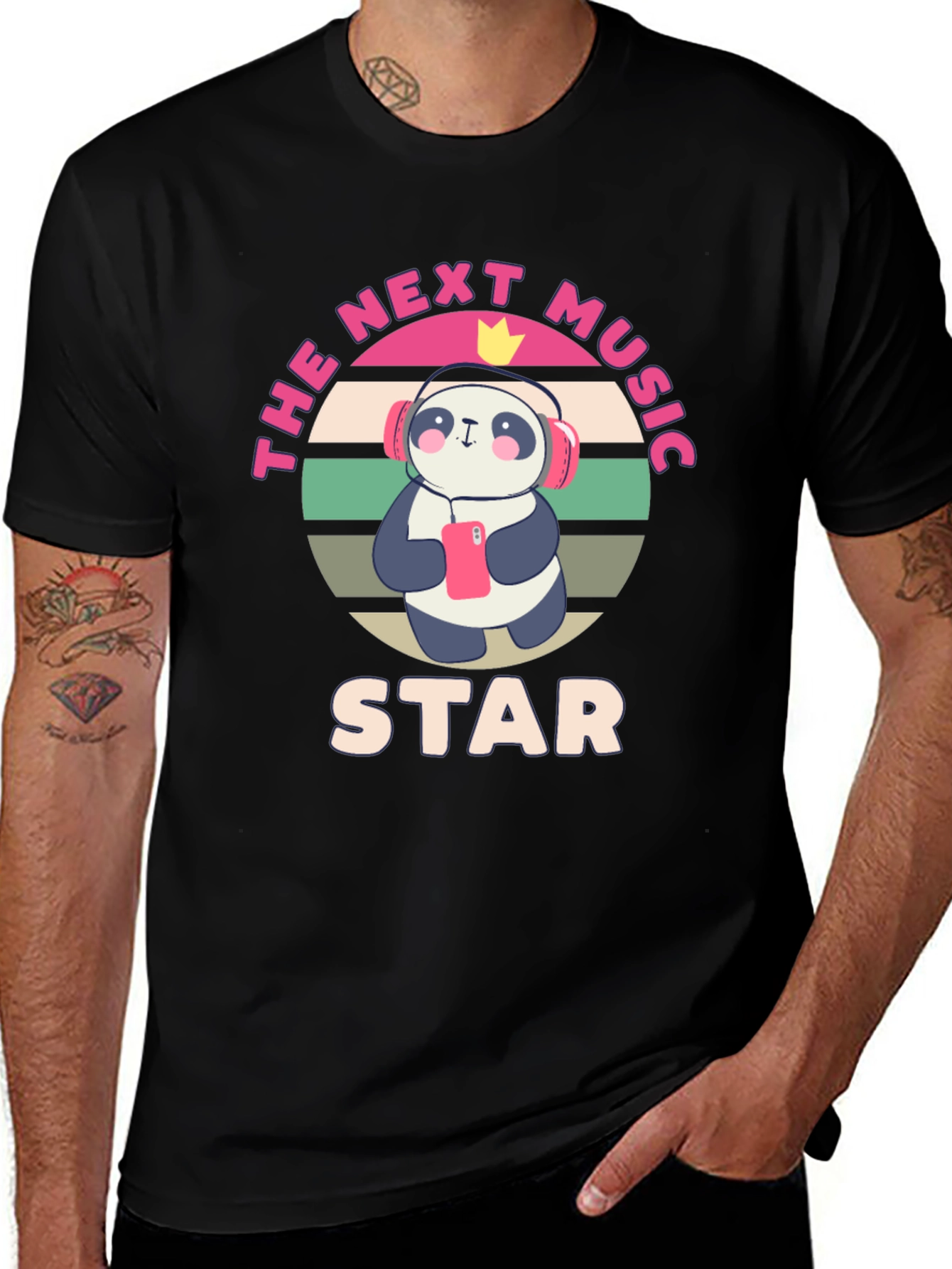 The Next Music Star Panda T-Shirt