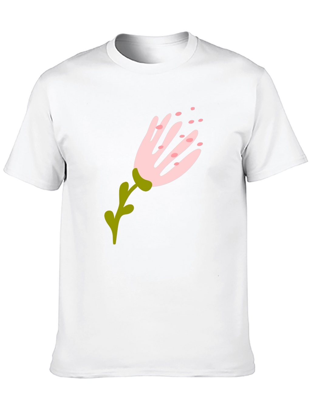 Floral Graphic Black T-Shirt