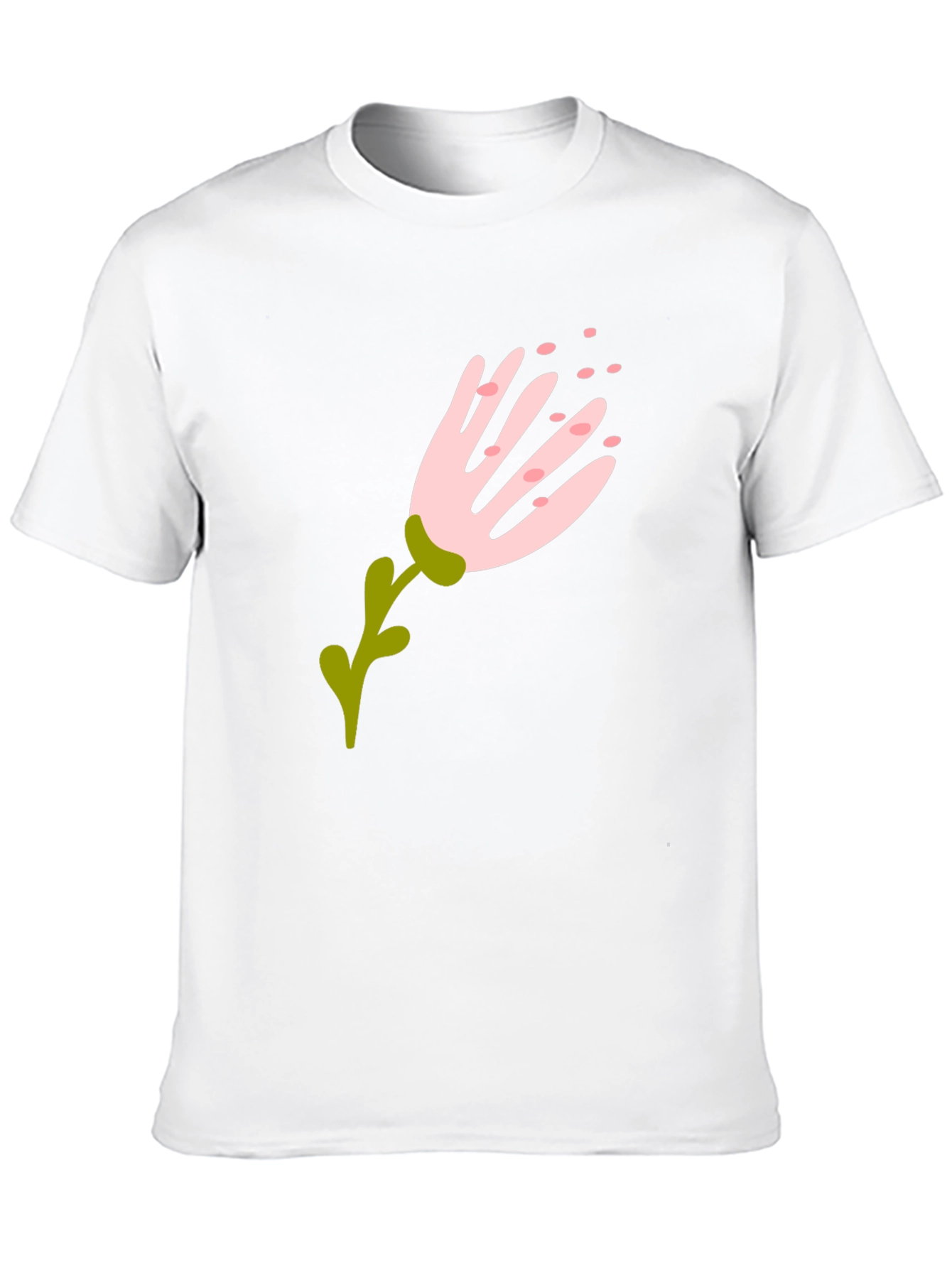 Floral Graphic Black T-Shirt