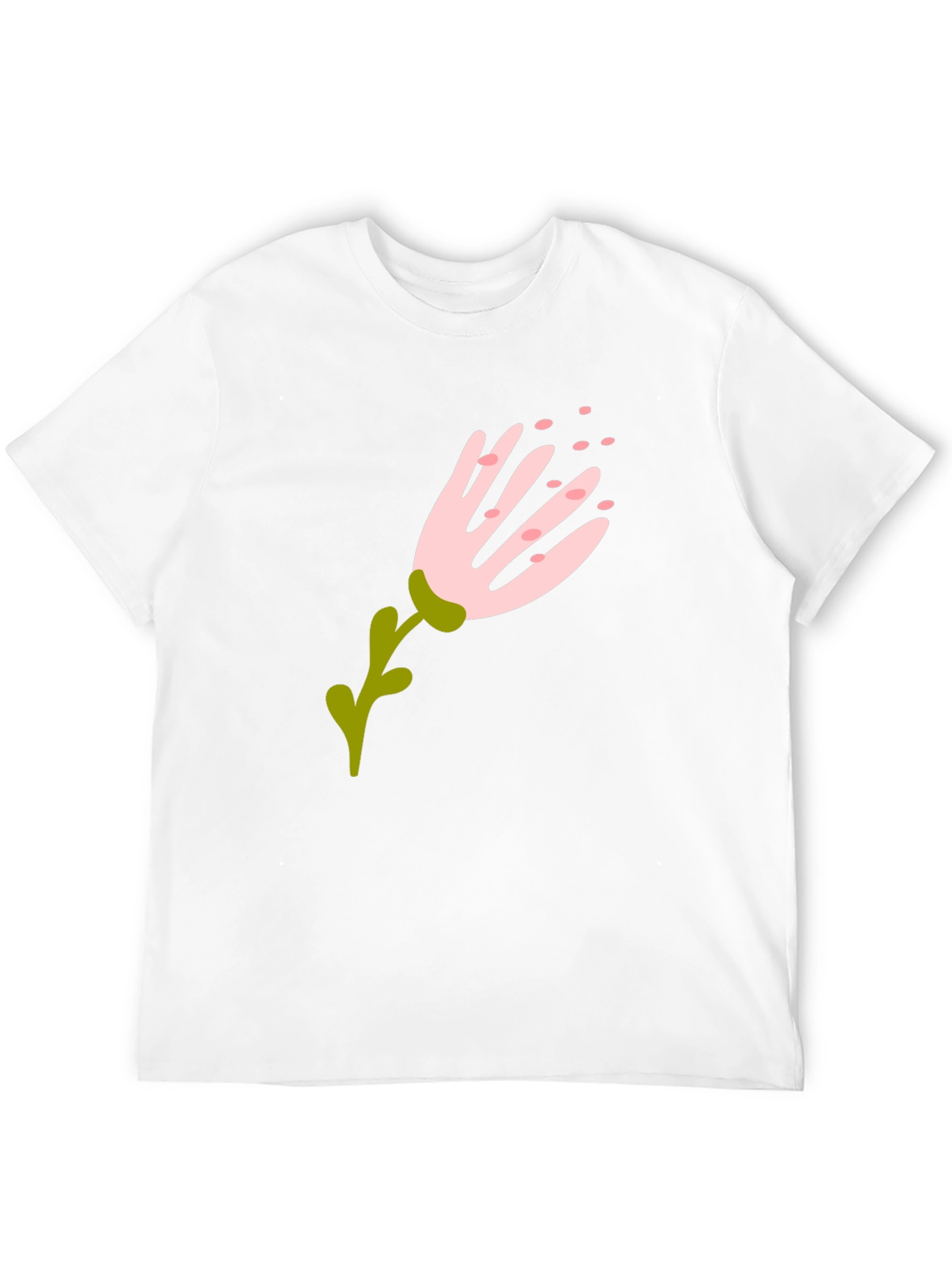 Floral Graphic Black T-Shirt