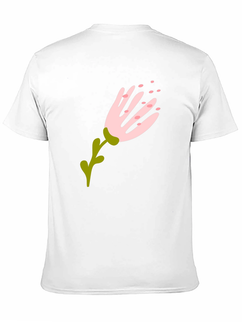 Floral Graphic Black T-Shirt