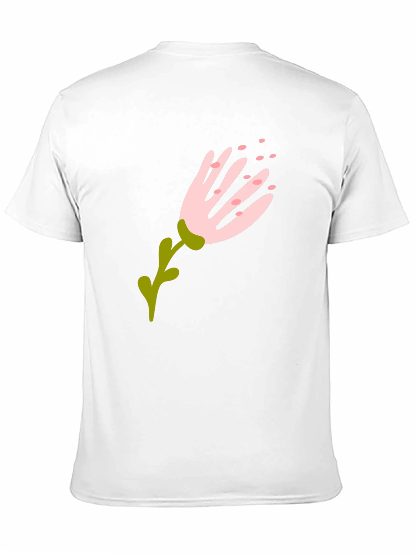 Floral Graphic Black T-Shirt