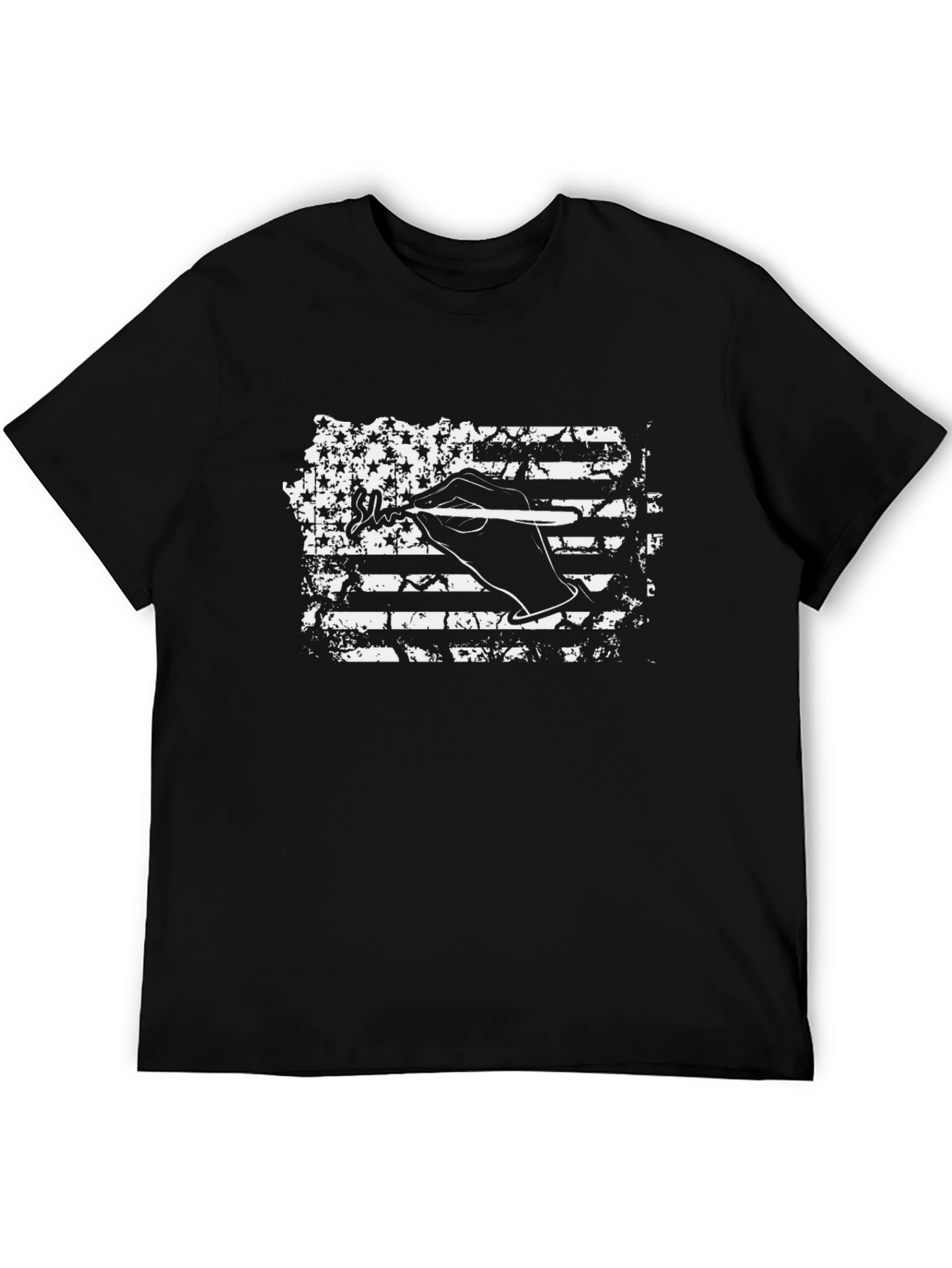 American Flag Hand Art T-Shirt