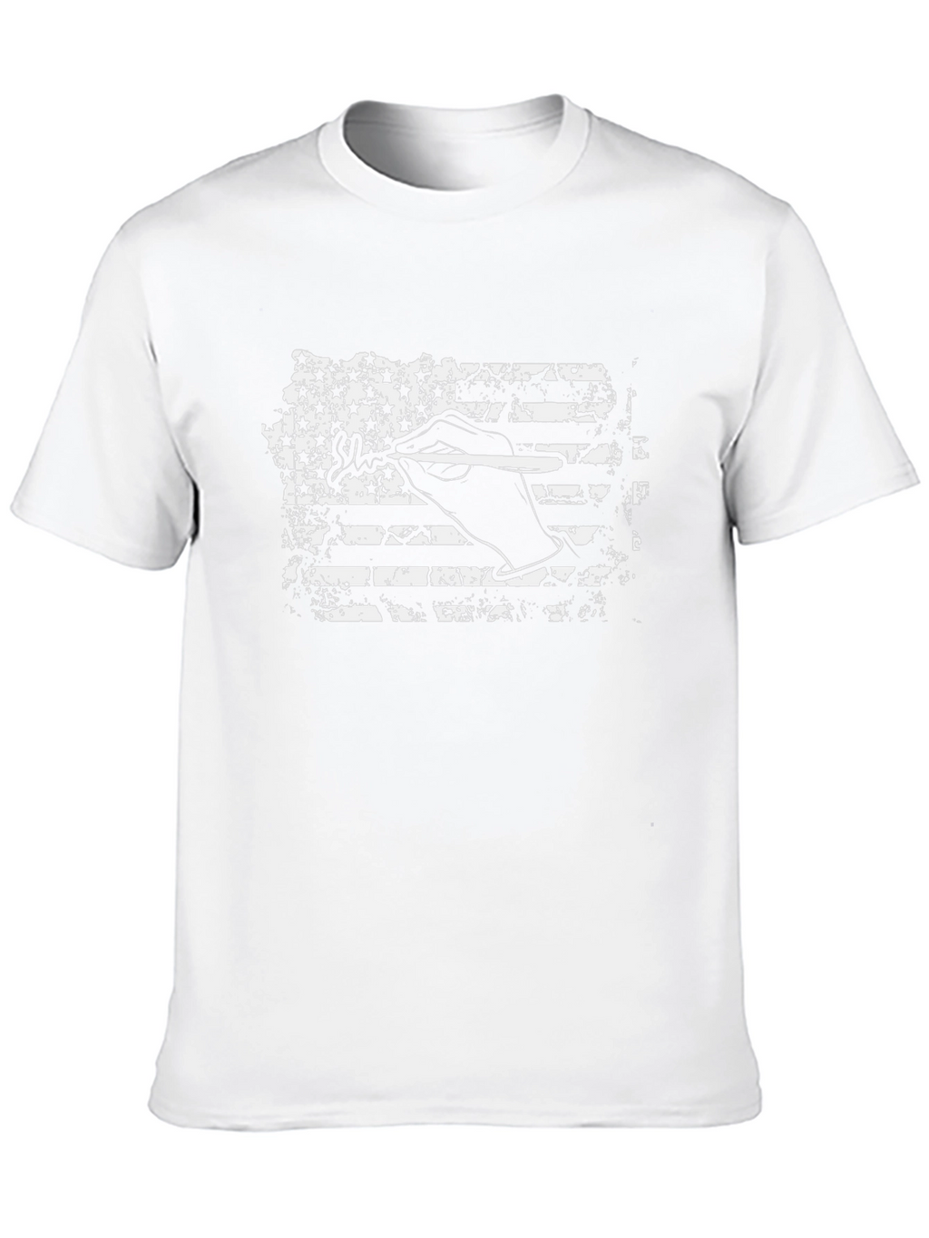 American Flag Hand Art T-Shirt