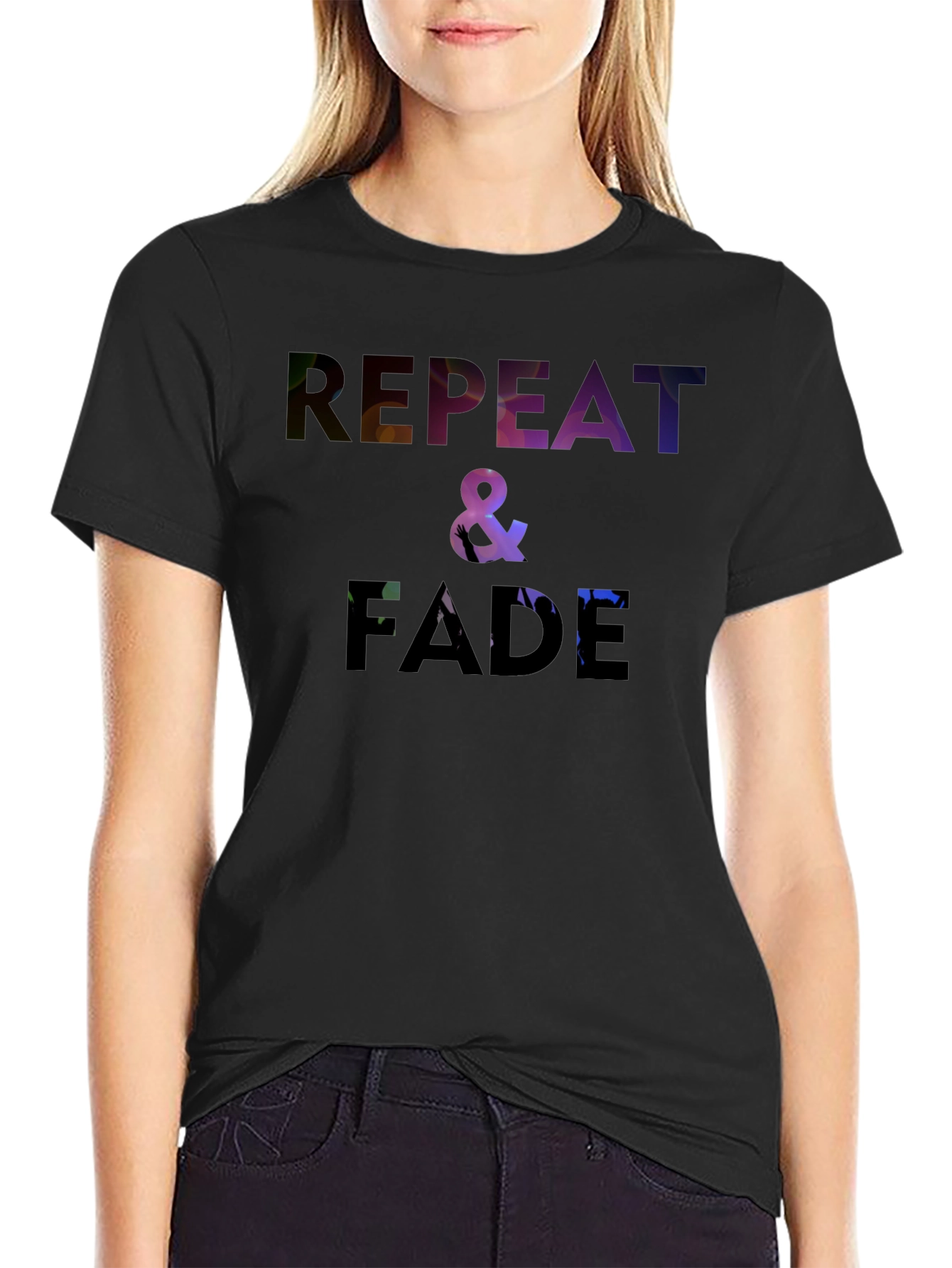 Repeat & Fade Graphic T-Shirt