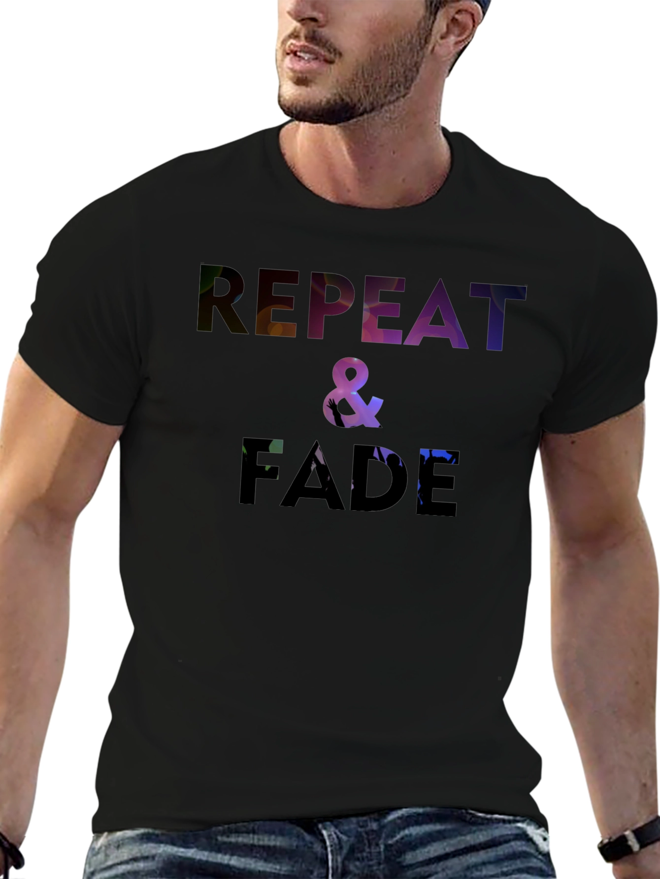 Repeat & Fade Graphic T-Shirt