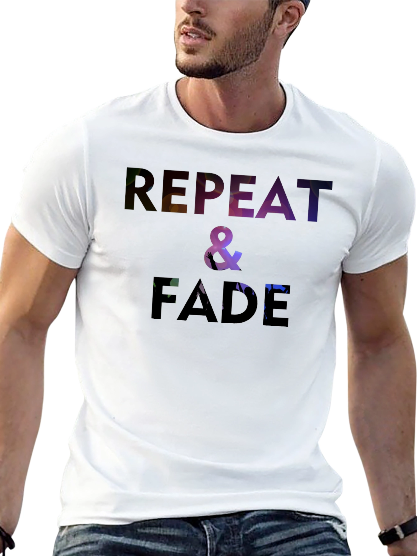 Repeat & Fade Graphic T-Shirt