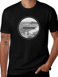 London Addict Graphic Tee - Black Crew Neck T-Shirt