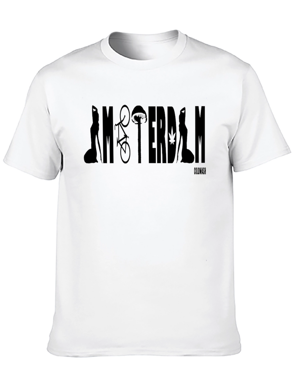 Amsterdam Graphic Black T-Shirt