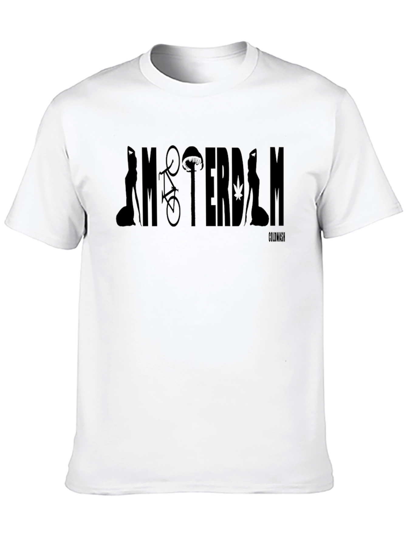 Amsterdam Graphic Black T-Shirt