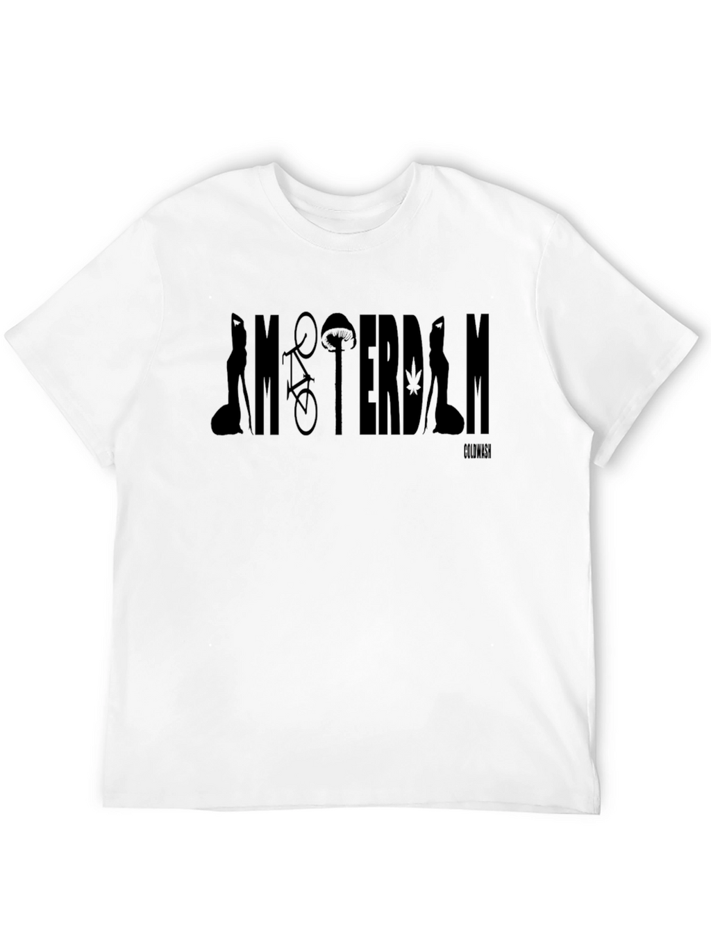 Amsterdam Graphic Black T-Shirt