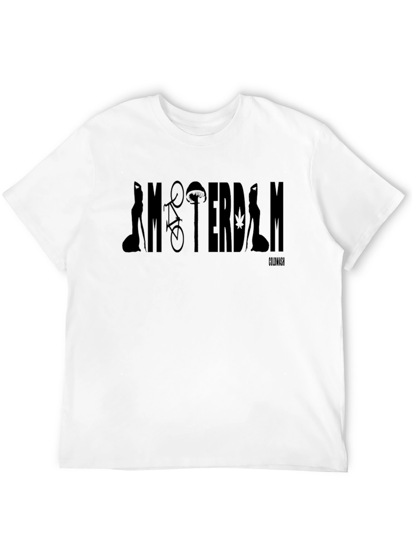 Amsterdam Graphic Black T-Shirt