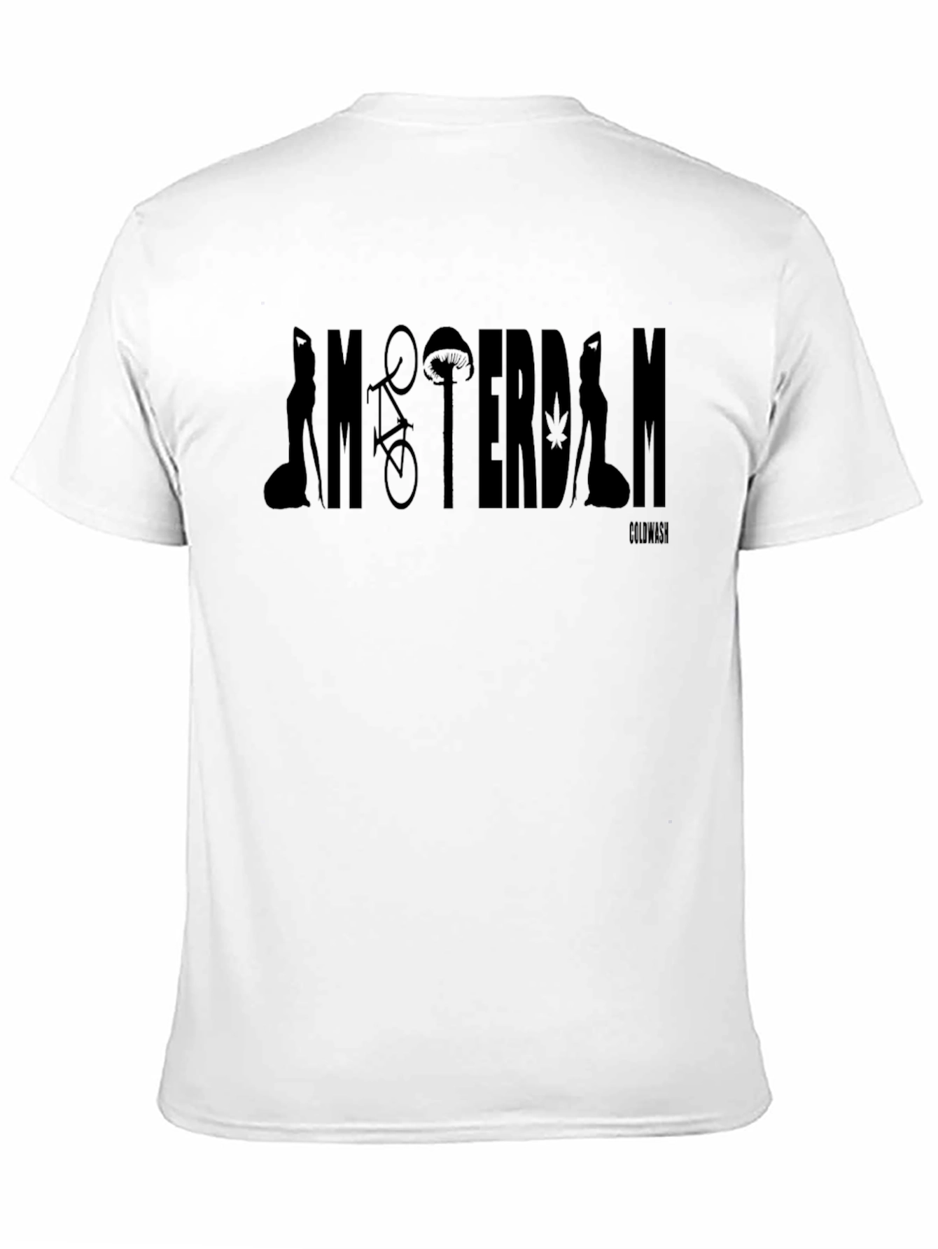 Amsterdam Graphic Black T-Shirt