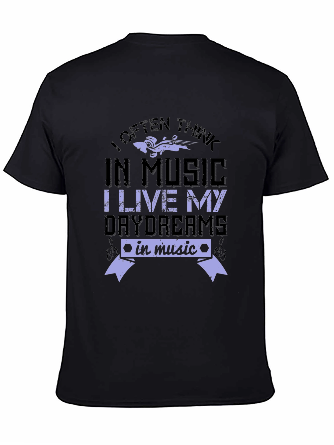 Music Lover T-Shirt - I Often Think In Music