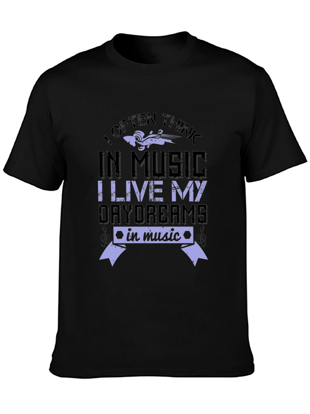 Music Lover T-Shirt - I Often Think In Music