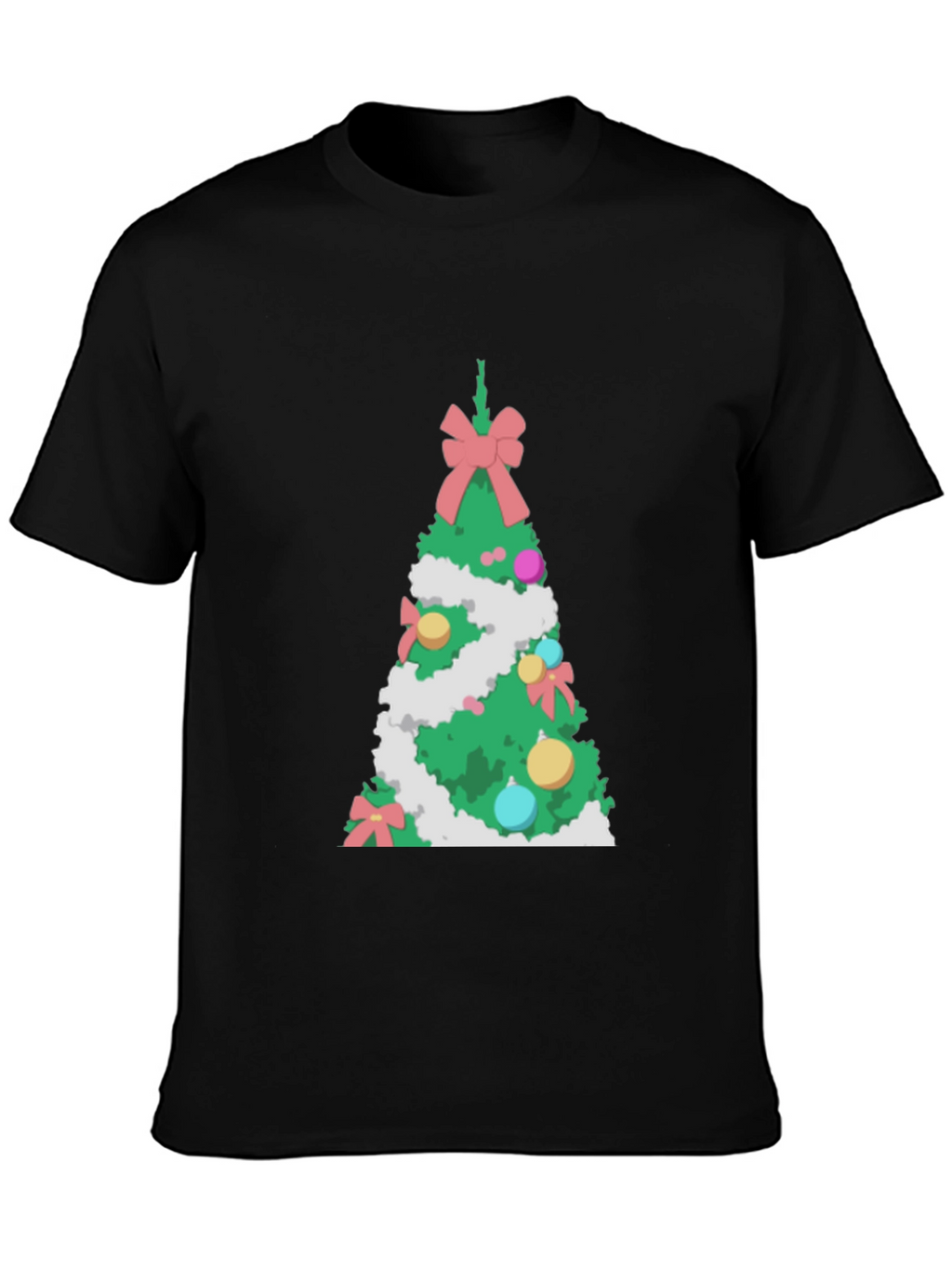 Festive Christmas Tree Graphic Tee - Holiday Spirit!