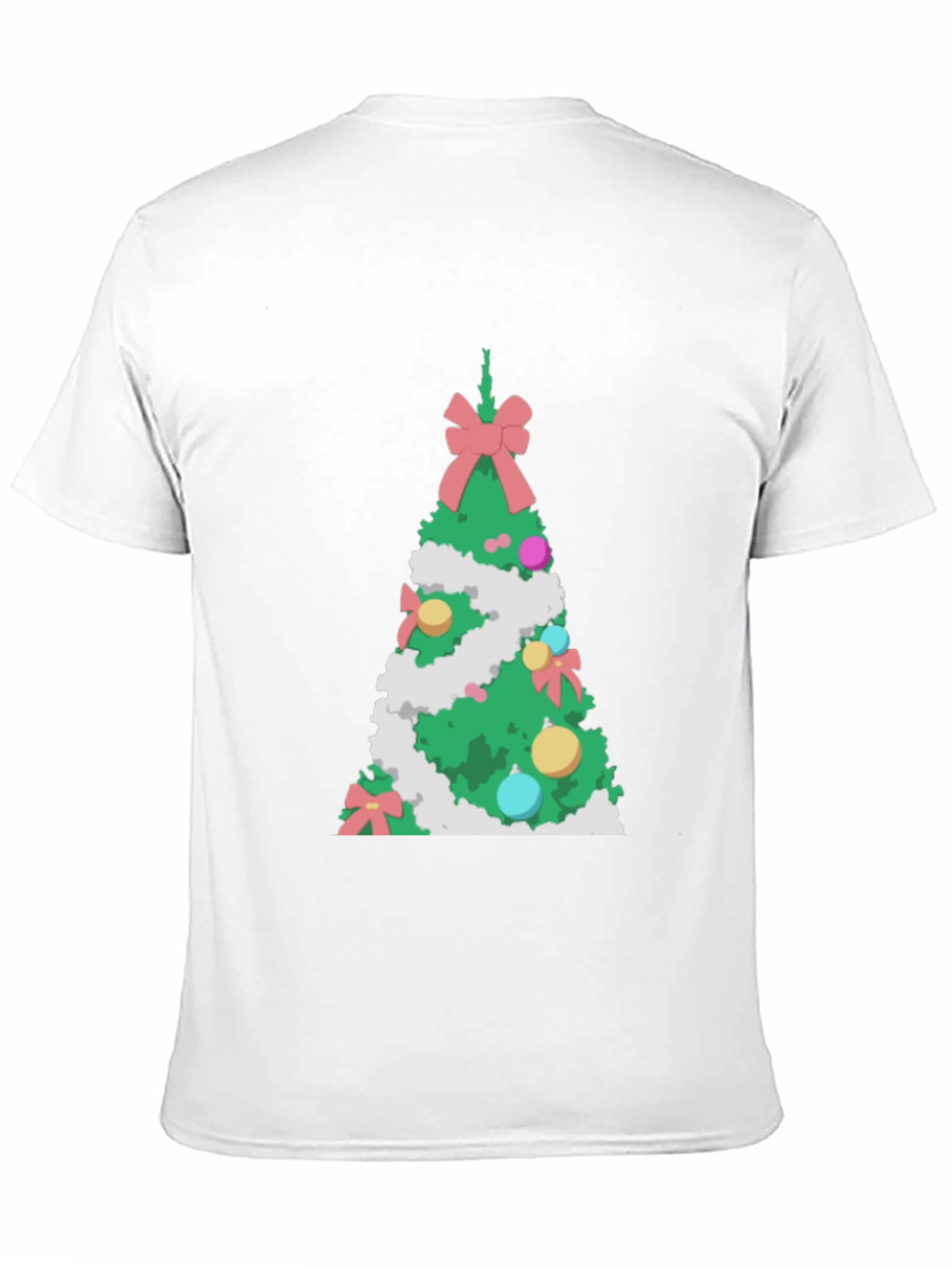 Festive Christmas Tree Graphic Tee - Holiday Spirit!