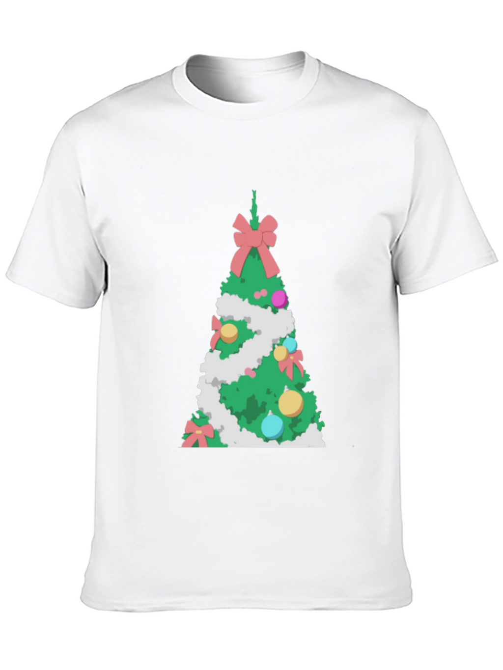 Festive Christmas Tree Graphic Tee - Holiday Spirit!
