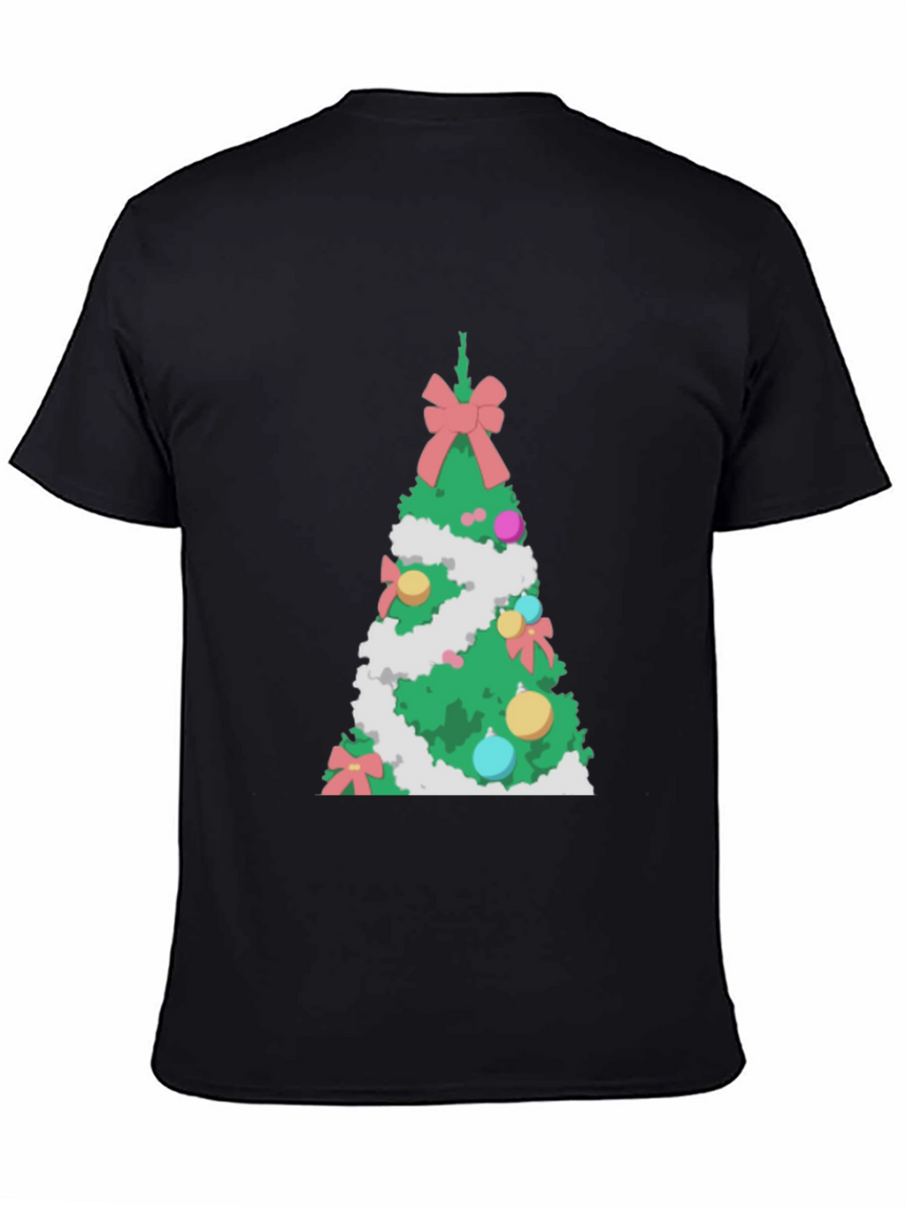 Festive Christmas Tree Graphic Tee - Holiday Spirit!