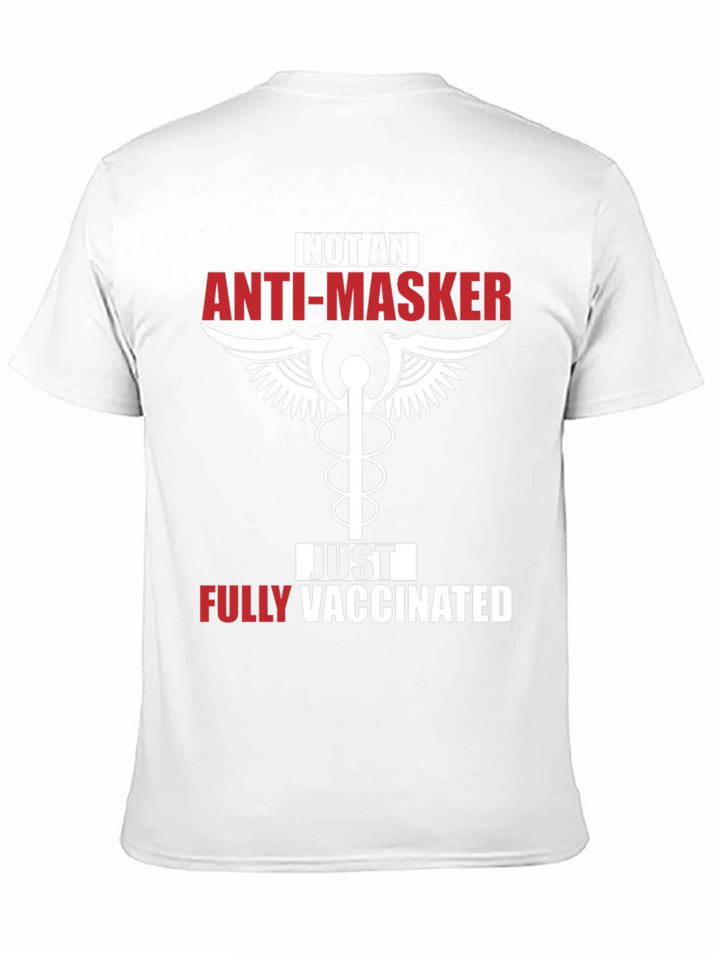Anti-Masker Fully Vaccinated Black T-Shirt