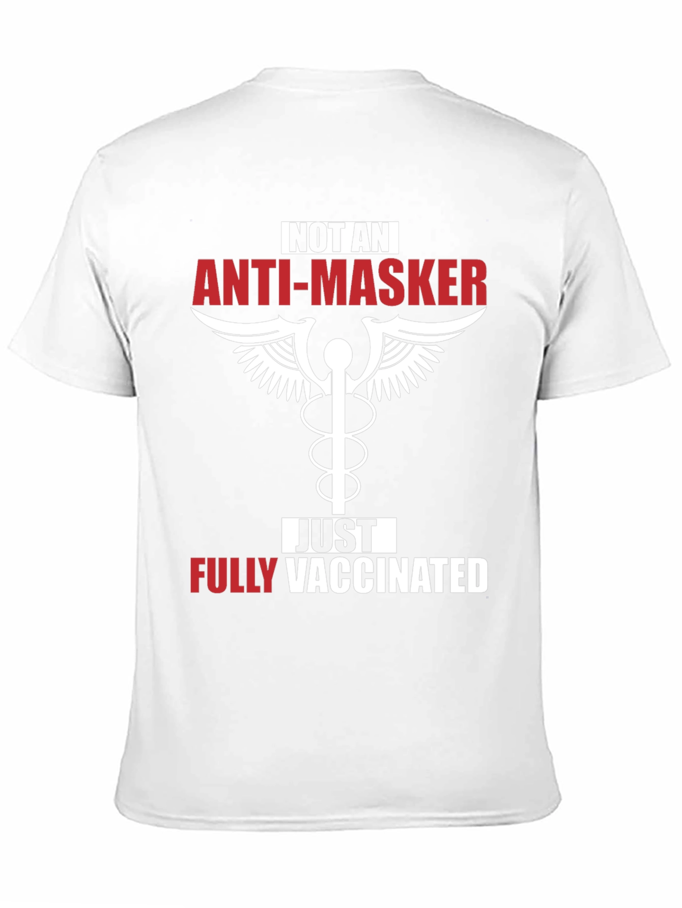 Anti-Masker Fully Vaccinated Black T-Shirt
