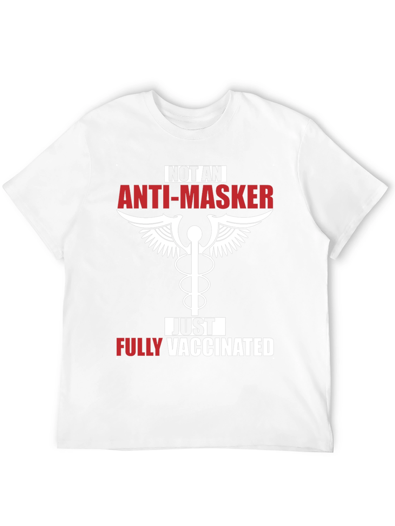Anti-Masker Fully Vaccinated Black T-Shirt