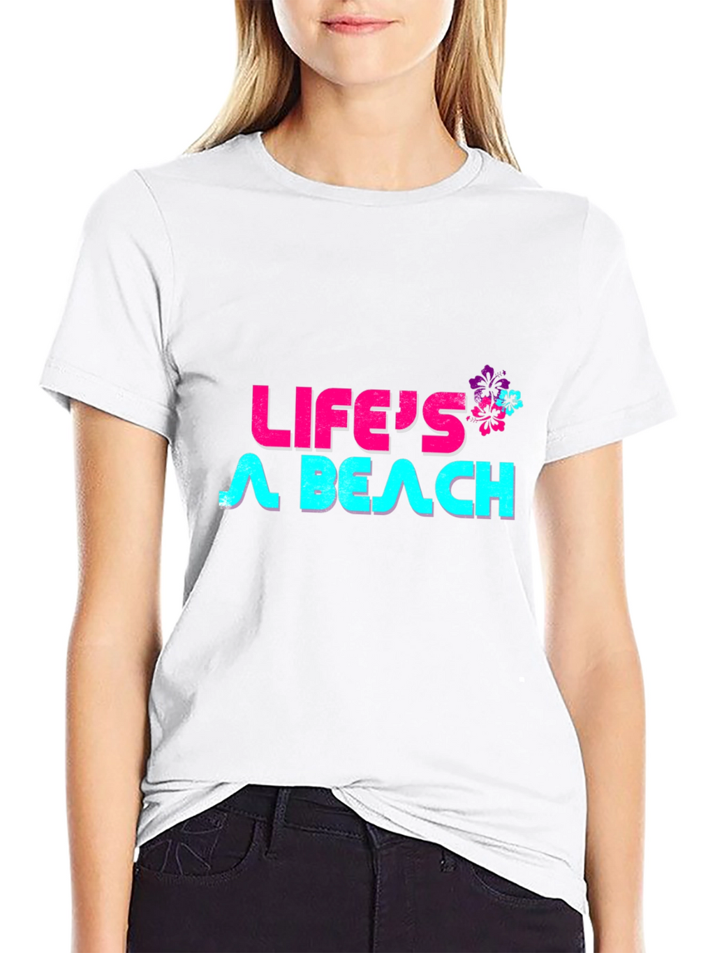 Lifes a Beach Graphic T-Shirt