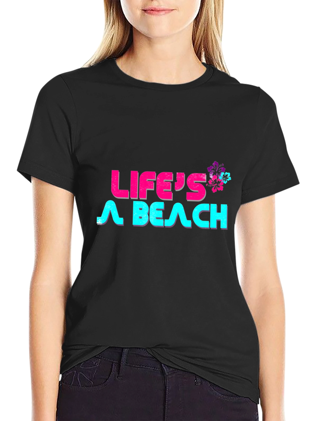 Lifes a Beach Graphic T-Shirt