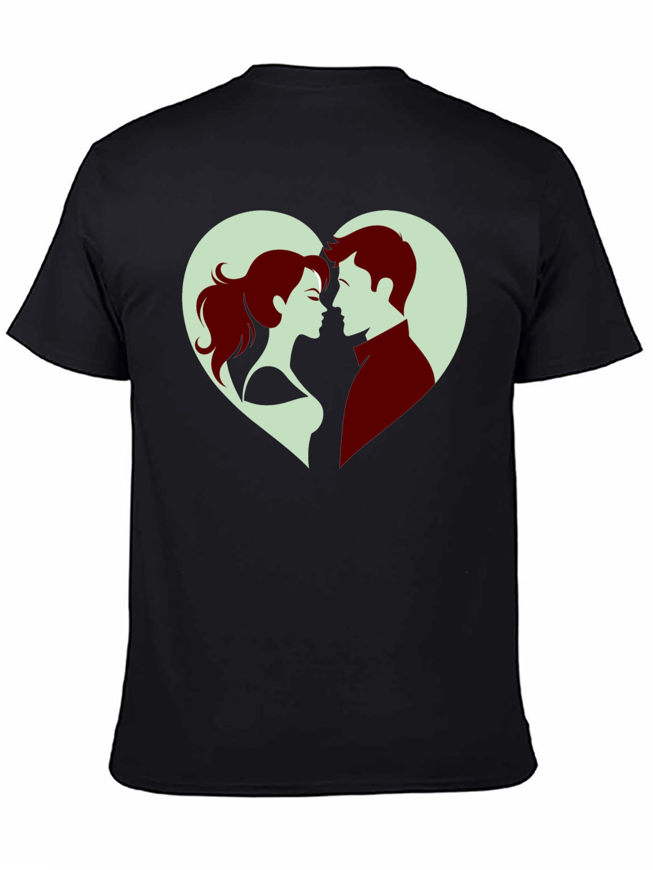 Romantic Couple Heart T-Shirt - Valentines Day Gift