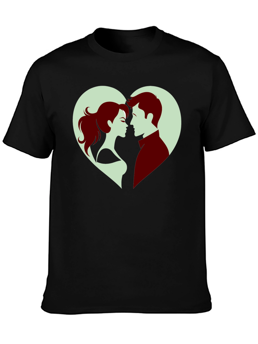 Romantic Couple Heart T-Shirt - Valentines Day Gift