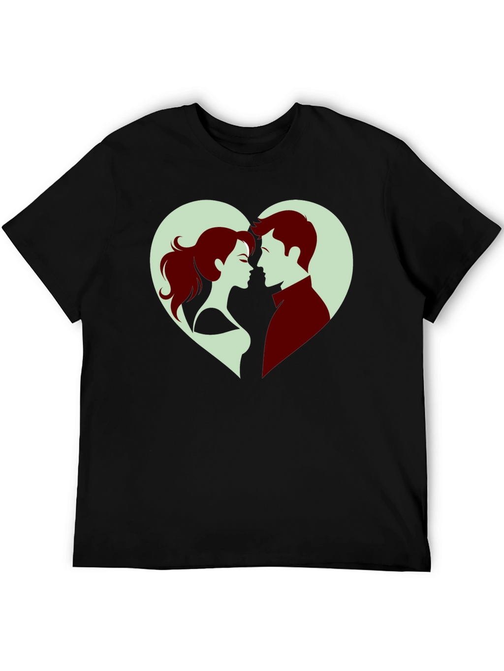 Romantic Couple Heart T-Shirt - Valentines Day Gift
