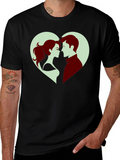 Romantic Couple Heart T-Shirt - Valentines Day Gift