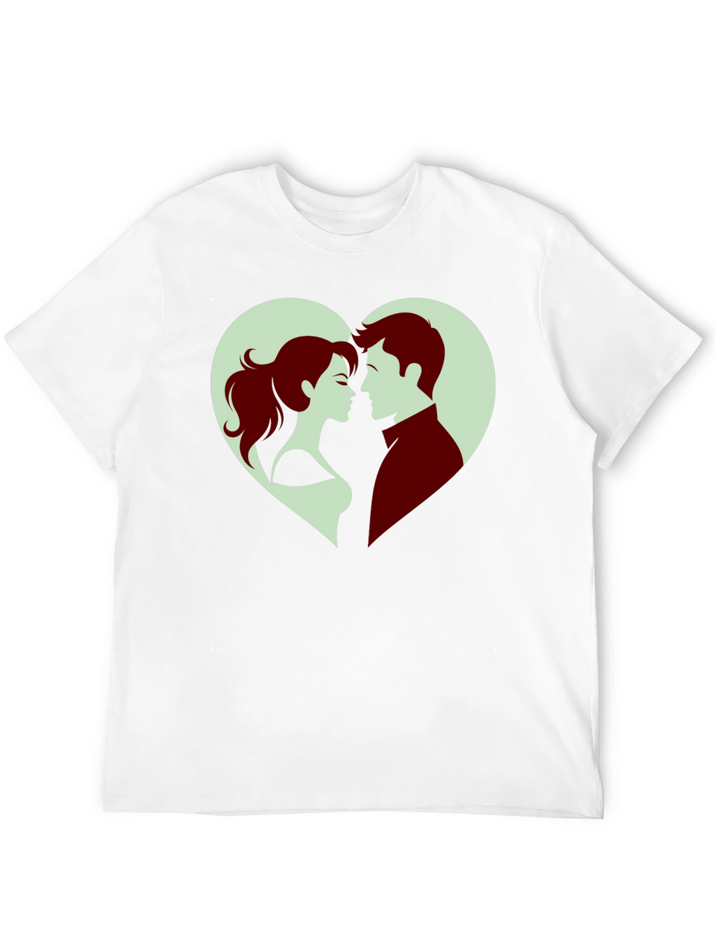 Romantic Couple Heart T-Shirt - Valentines Day Gift