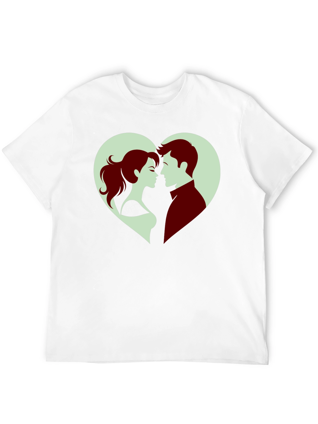 Romantic Couple Heart T-Shirt - Valentines Day Gift