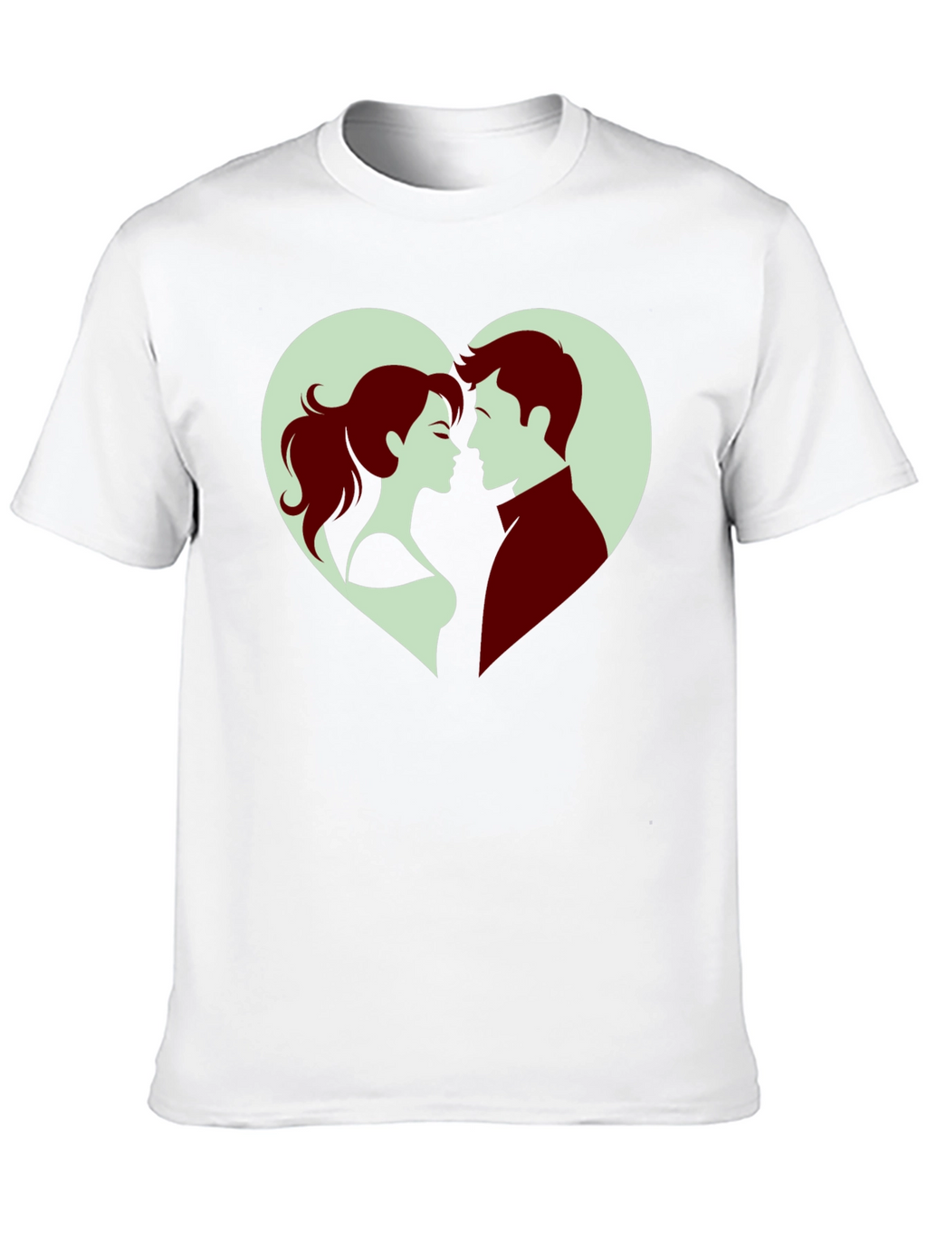 Romantic Couple Heart T-Shirt - Valentines Day Gift