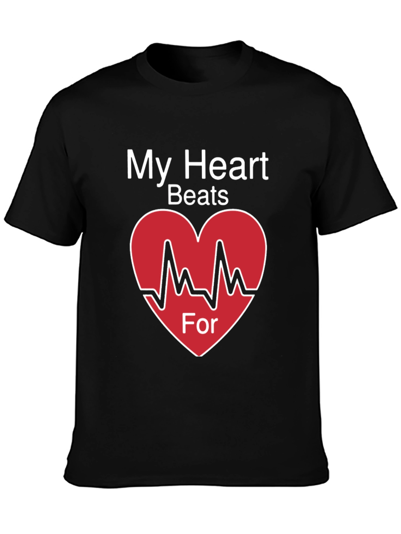 My Heart Beats For Valentines Day T-Shirt