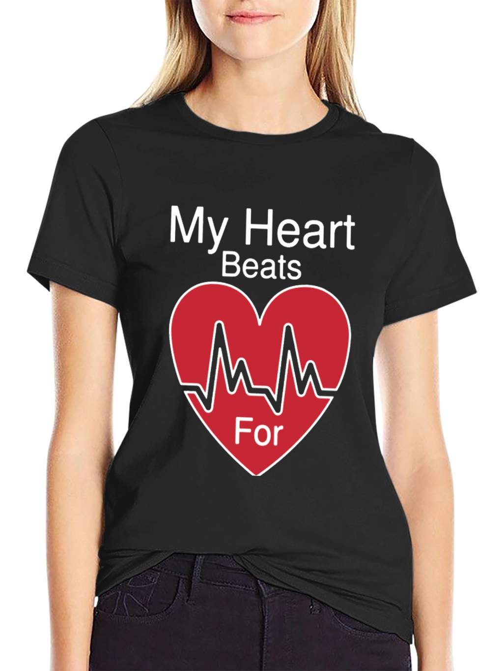 My Heart Beats For Valentines Day T-Shirt