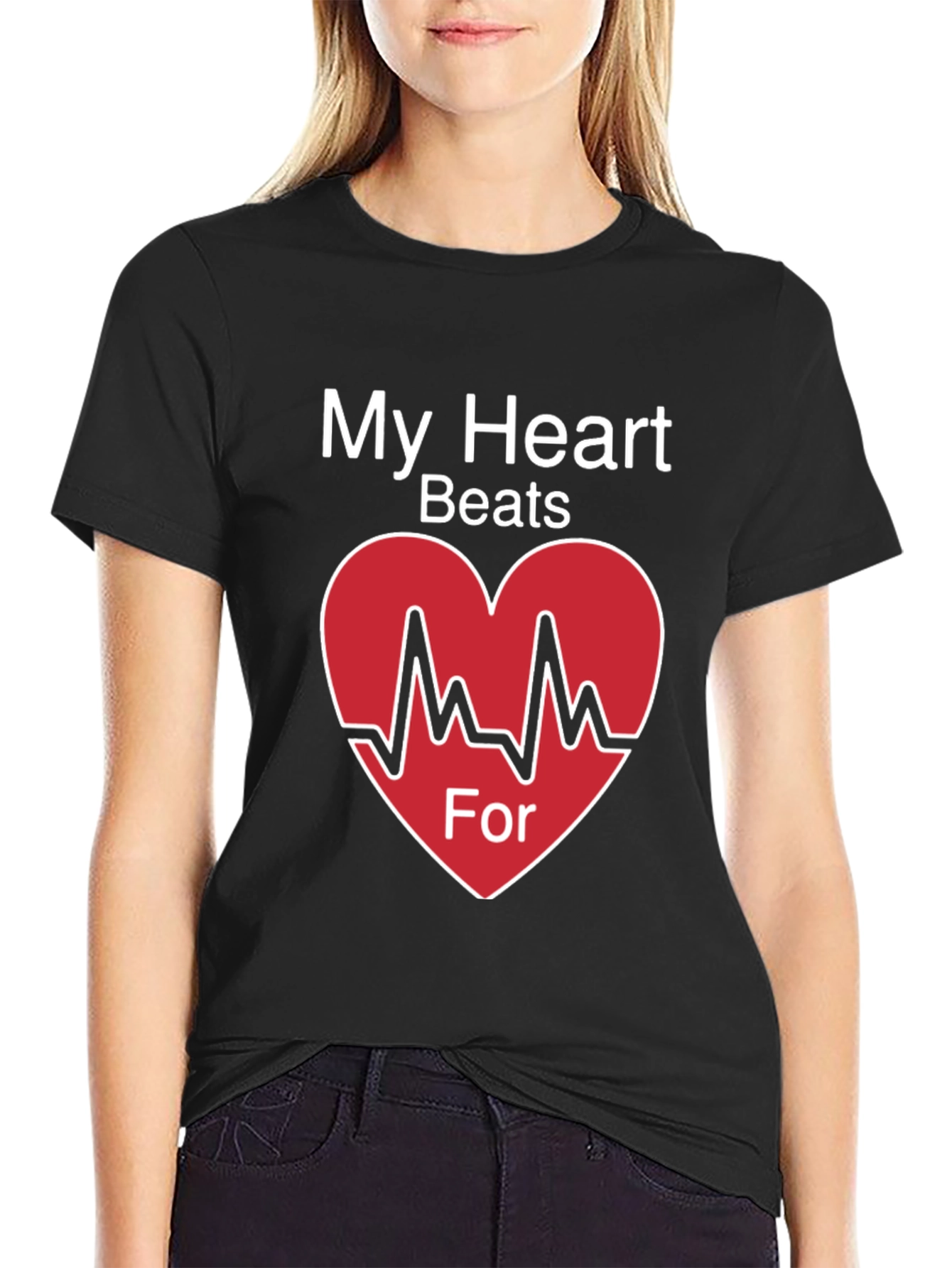 My Heart Beats For Valentines Day T-Shirt