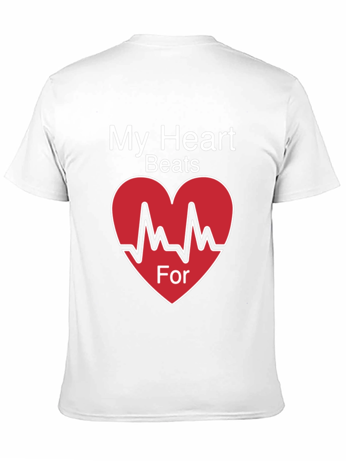 My Heart Beats For Valentines Day T-Shirt